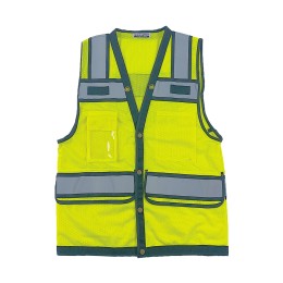 Design reflective vest vest safety clothing Customized breathable mesh reflective vest for construction site managers Multiple pockets to carry a large number of tools Four-button placket Left and right chest Velcro design SKVT034 Design reflective vest vest safety clothing Customized breathable mesh reflective vest for construction site managers Multiple pockets to carry a large number of tools Four-button placket Left and right chest Velcro design SKVT034